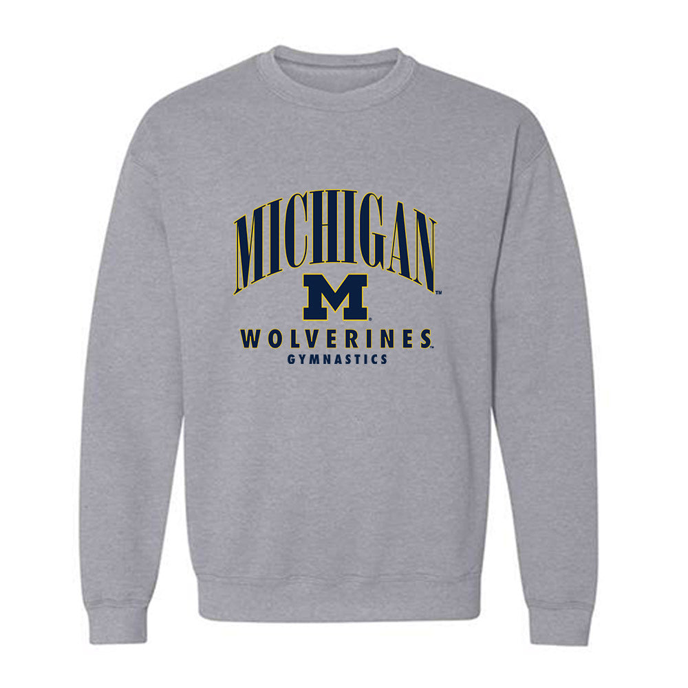 Michigan - NCAA Men's Gymnastics : Landen Blixt - Classic Shersey Crewneck Sweatshirt-0