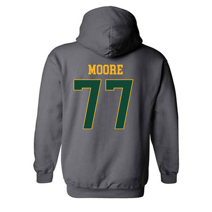 Baylor - NCAA Football : Logan Moore - Sports Shersey Hooded Sweatshirt-1