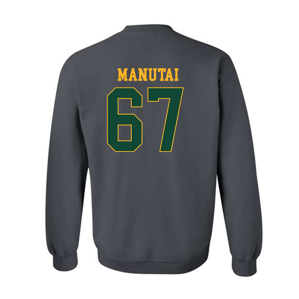 Baylor - NCAA Football : Aleki Manutai - Sports Shersey Crewneck Sweatshirt-1