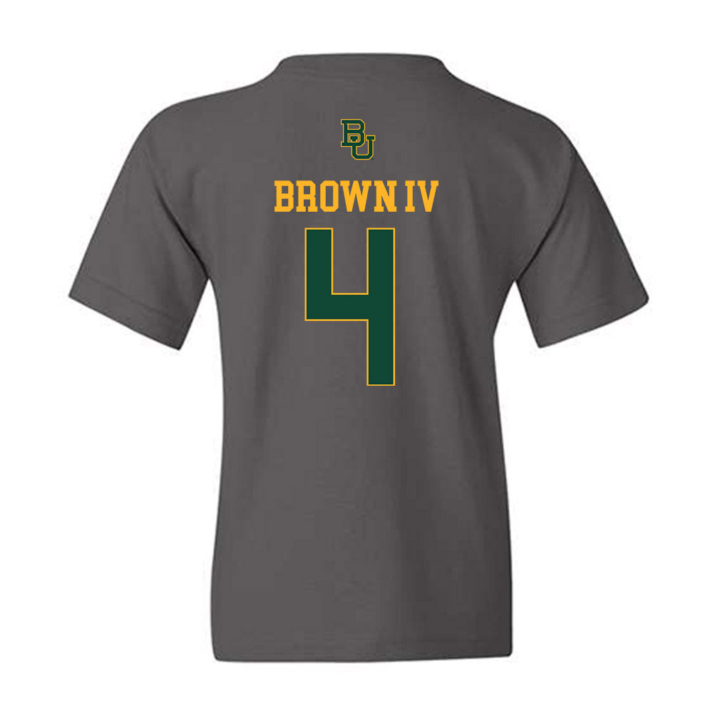 Baylor - NCAA Football : Louis Brown IV - Sports Shersey Youth T-Shirt-1