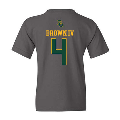 Baylor - NCAA Football : Louis Brown IV - Sports Shersey Youth T-Shirt-1