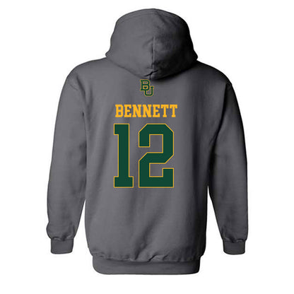 Baylor - NCAA Football : Nate Bennett - Sports Shersey Hooded Sweatshirt-1