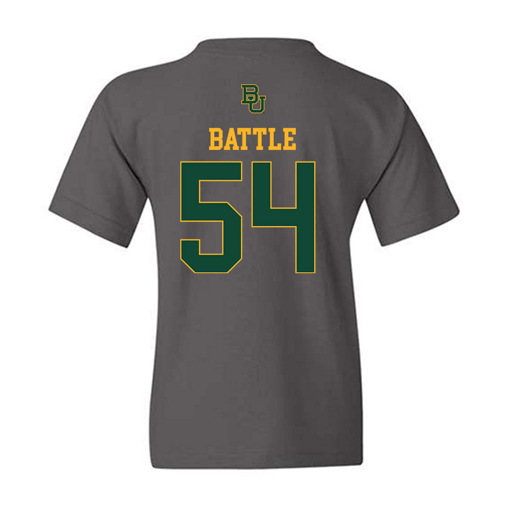 Baylor - NCAA Football : Jaelin Battle - Sports Shersey Youth T-Shirt-1