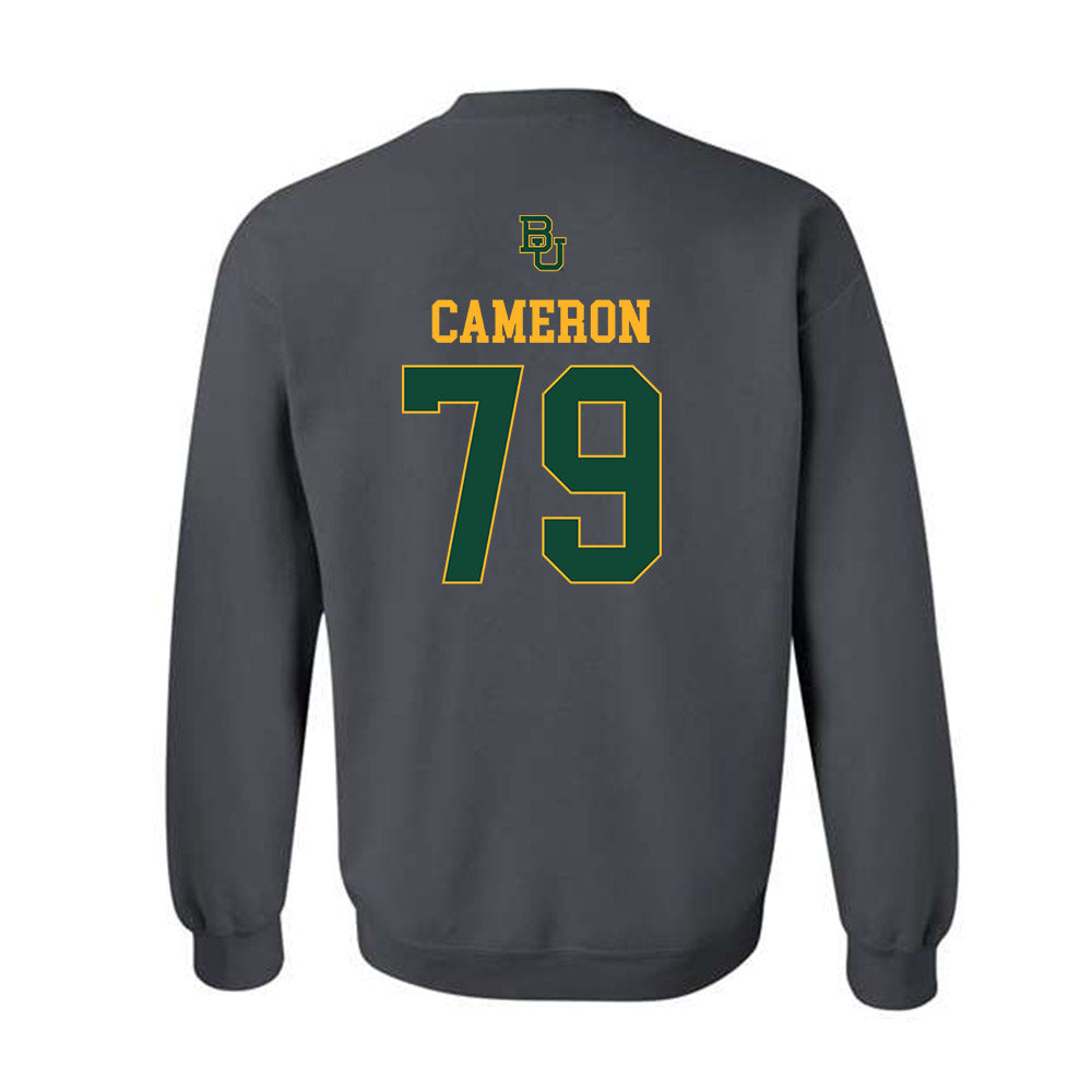 Baylor - NCAA Football : Connor Cameron - Sports Shersey Crewneck Sweatshirt-1