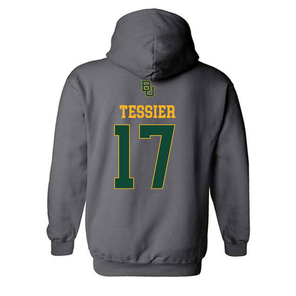 Baylor - NCAA Football : Cade Tessier - Sports Shersey Hooded Sweatshirt-1