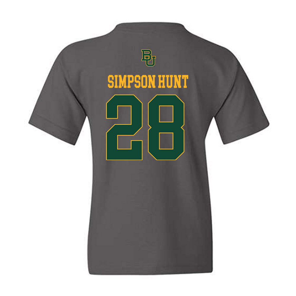 Baylor - NCAA Football : Calvin Simpson Hunt - Sports Shersey Youth T-Shirt-1