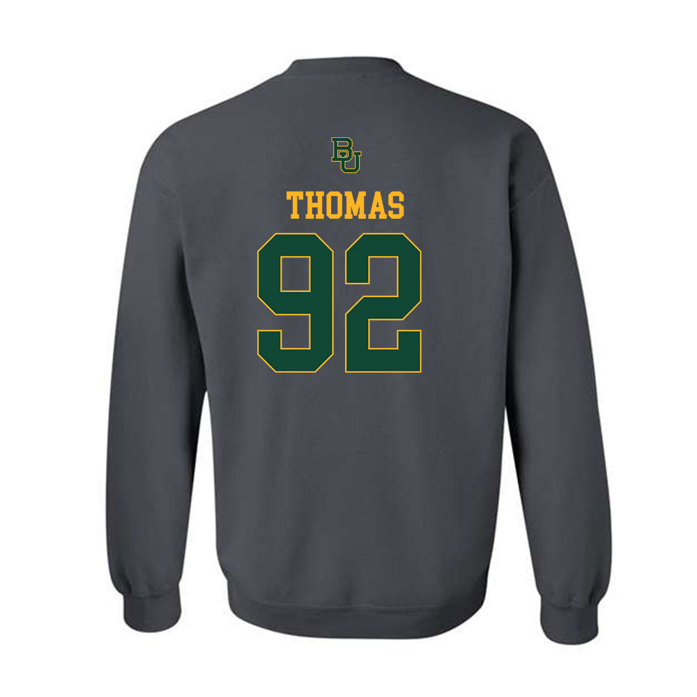 Baylor - NCAA Football : Trent Thomas - Sports Shersey Crewneck Sweatshirt-1