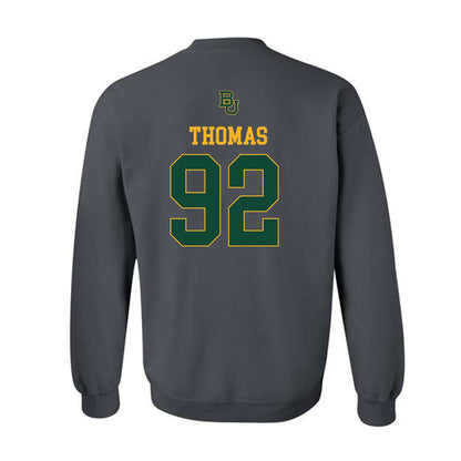 Baylor - NCAA Football : Trent Thomas - Sports Shersey Crewneck Sweatshirt-1