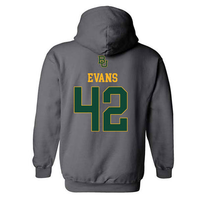 Baylor - NCAA Football : Jeremy Evans - Sports Shersey Hooded Sweatshirt-1