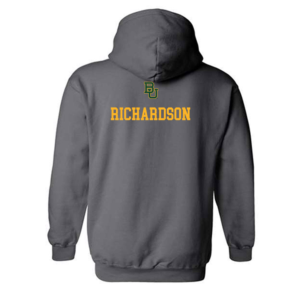 Baylor - NCAA Football : Jamarion Richardson - Sports Shersey Hooded Sweatshirt-1