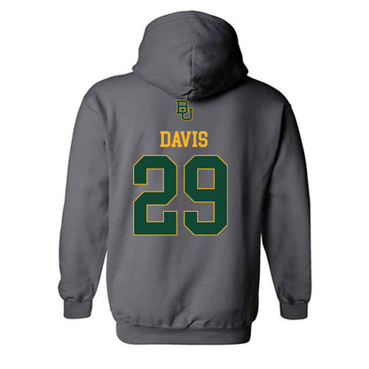 Baylor - NCAA Football : Jordan Davis - Sports Shersey Hooded Sweatshirt-1