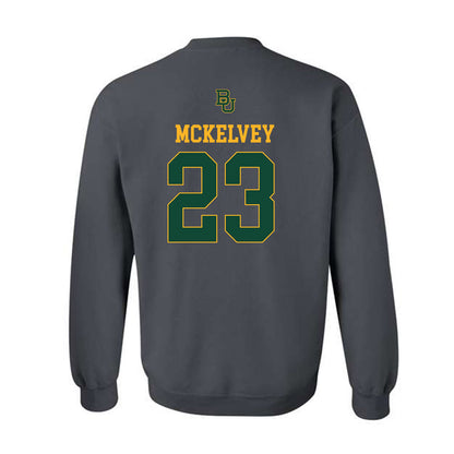 Baylor - NCAA Football : Stilton McKelvey - Sports Shersey Crewneck Sweatshirt-1