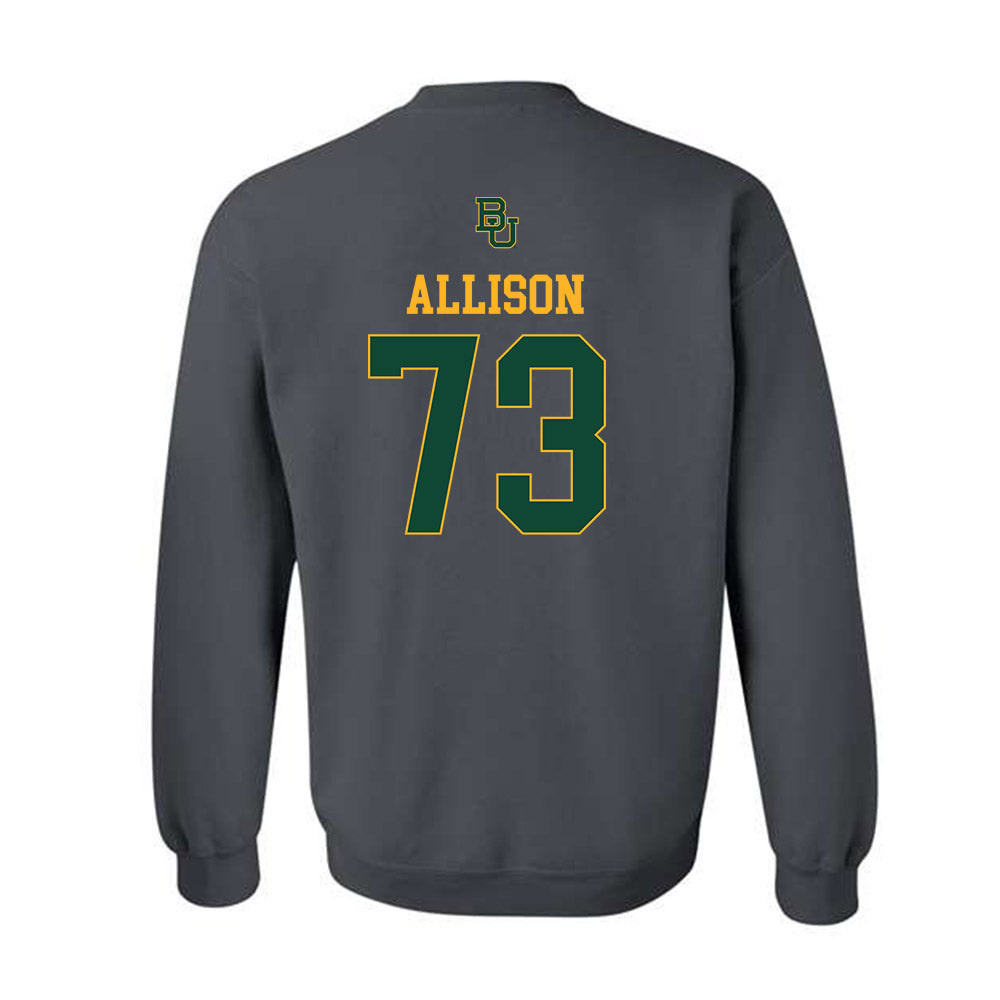 Baylor - NCAA Football : Keystone Allison - Sports Shersey Crewneck Sweatshirt-1