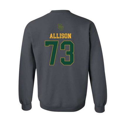 Baylor - NCAA Football : Keystone Allison - Sports Shersey Crewneck Sweatshirt-1