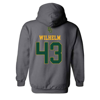 Baylor - NCAA Football : Brody Wilhelm - Sports Shersey Hooded Sweatshirt-1