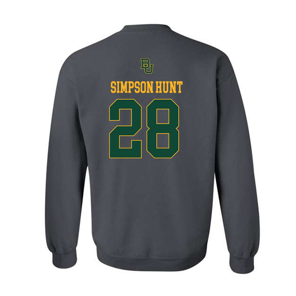 Baylor - NCAA Football : Calvin Simpson Hunt - Sports Shersey Crewneck Sweatshirt-1