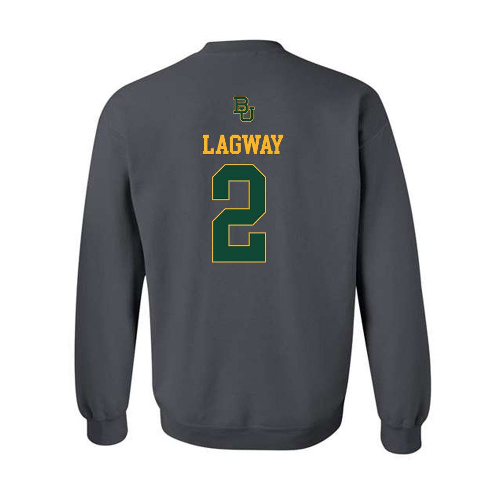Baylor - NCAA Football : DJ Lagway - Sports Shersey Crewneck Sweatshirt-1