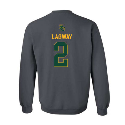 Baylor - NCAA Football : DJ Lagway - Sports Shersey Crewneck Sweatshirt-1