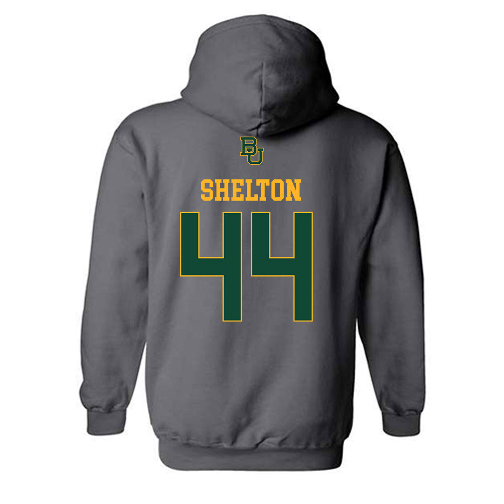 Baylor - NCAA Football : Jayden Shelton - Sports Shersey Hooded Sweatshirt-1
