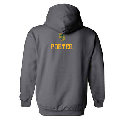 Baylor - NCAA Football : Jahiem Porter - Sports Shersey Hooded Sweatshirt-1