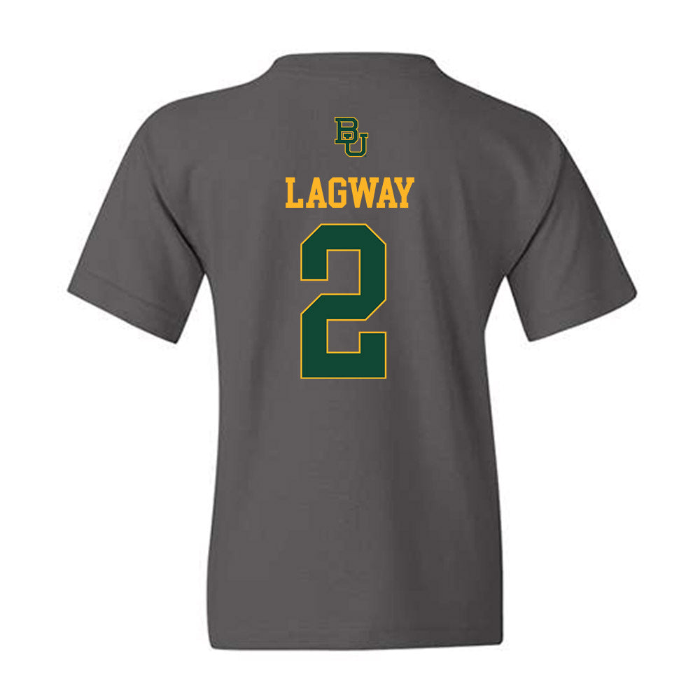 Baylor - NCAA Football : DJ Lagway - Sports Shersey Youth T-Shirt-1