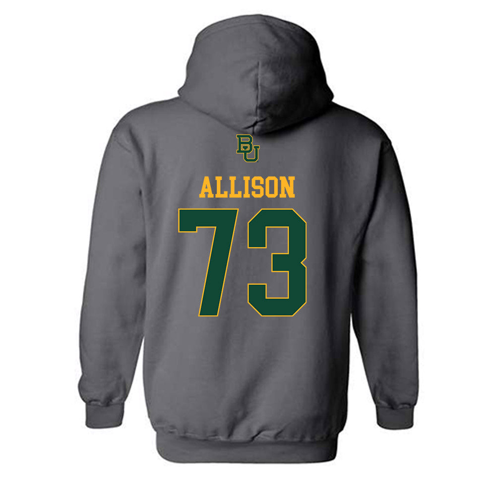 Baylor - NCAA Football : Keystone Allison - Sports Shersey Hooded Sweatshirt-1