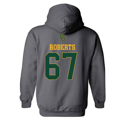 Baylor - NCAA Football : David Roberts - Sports Shersey Hooded Sweatshirt-1