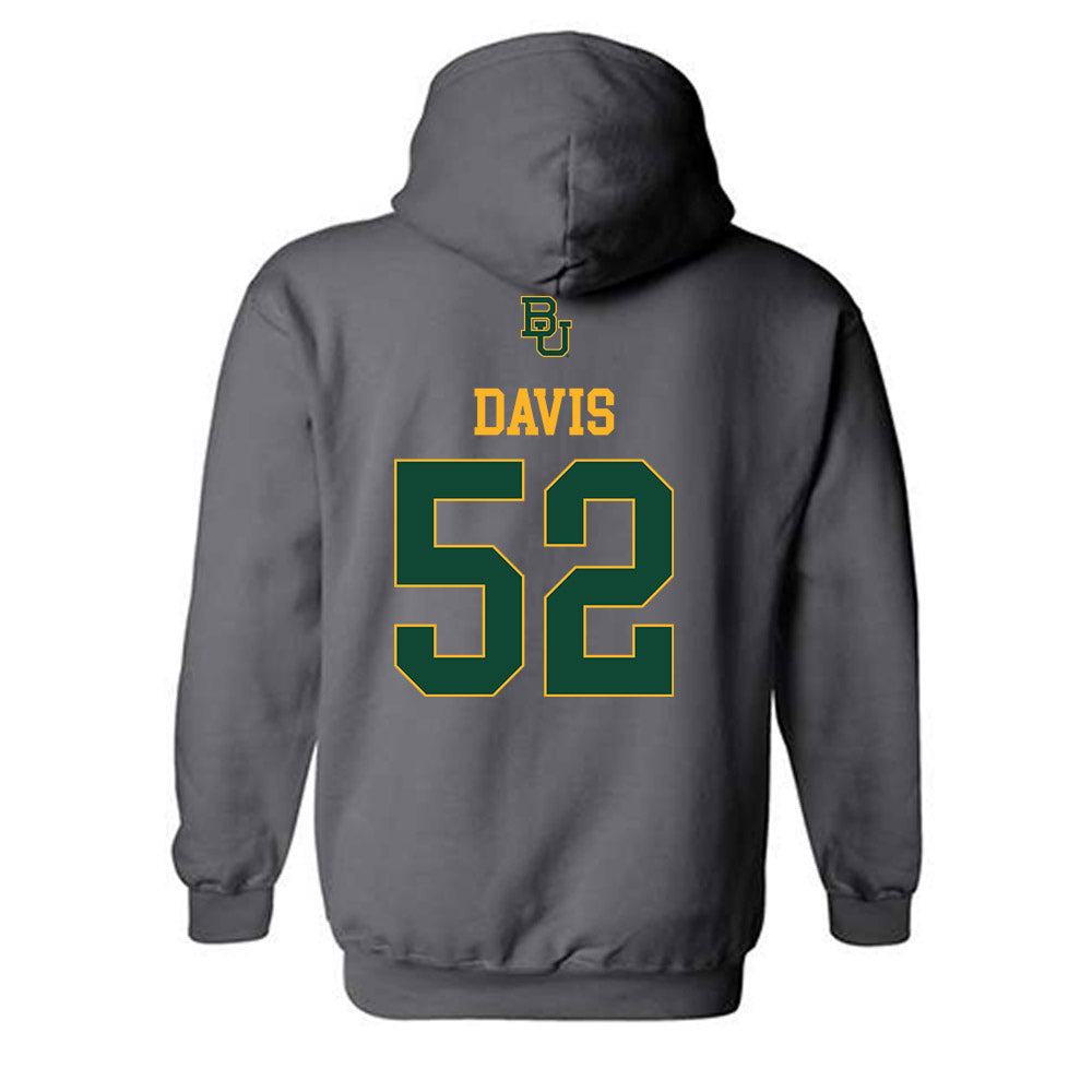 Baylor - NCAA Football : Ryan Davis - Sports Shersey Hooded Sweatshirt-1