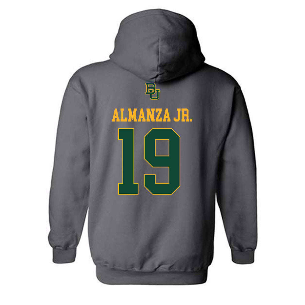 Baylor - NCAA Football : Leo Almanza Jr. - Sports Shersey Hooded Sweatshirt-1