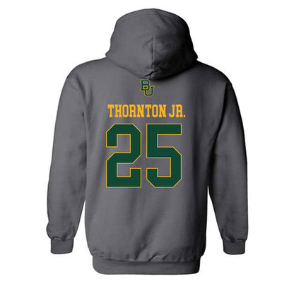 Baylor - NCAA Football : Levar Thornton Jr. - Sports Shersey Hooded Sweatshirt-1