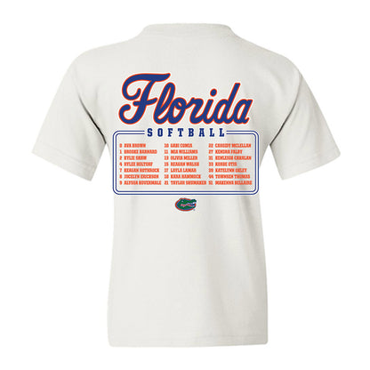 Florida - NCAA Softball : - Roster Youth T-Shirt-1