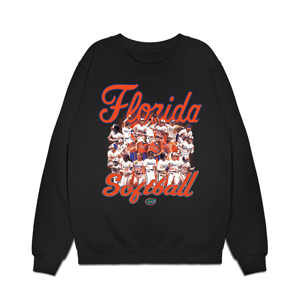 Florida - NCAA Softball : - Team Premium Crewneck Sweatshirt-0