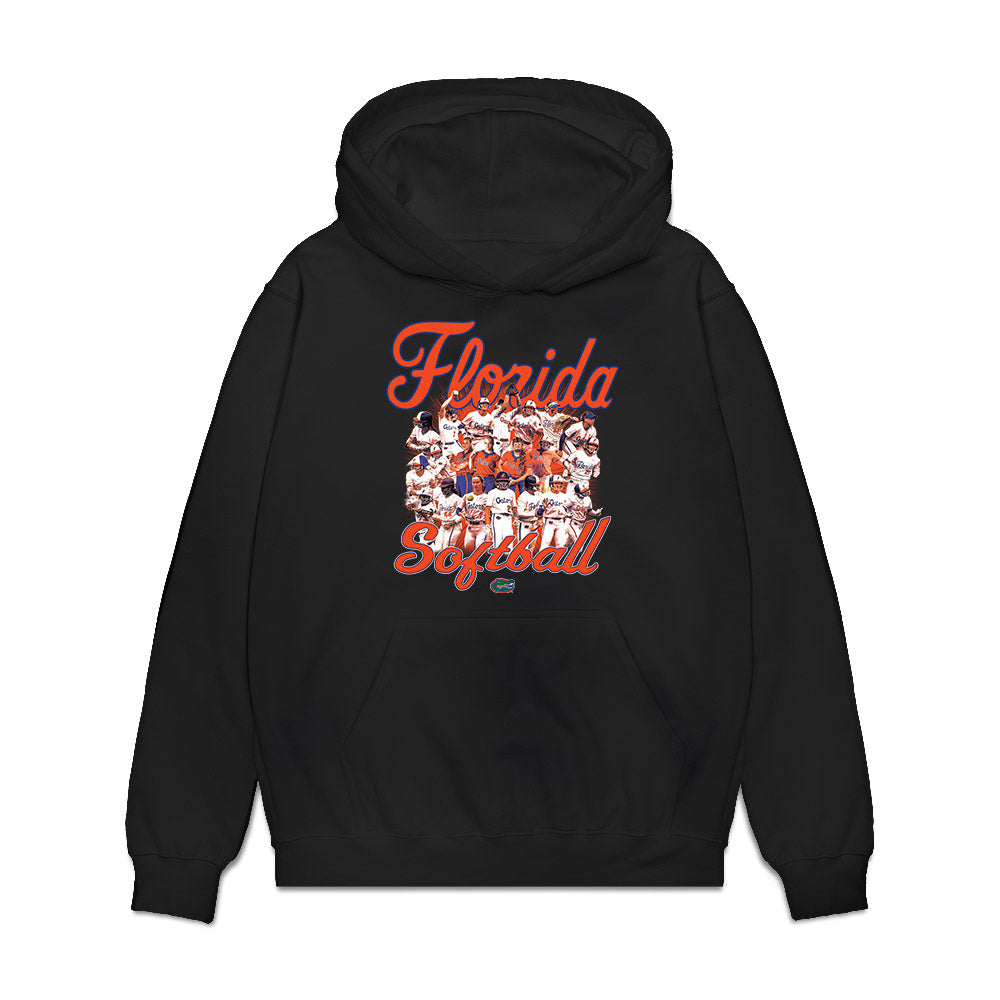 Florida - NCAA Softball : - Team Premium Hooded Sweatshirt-0