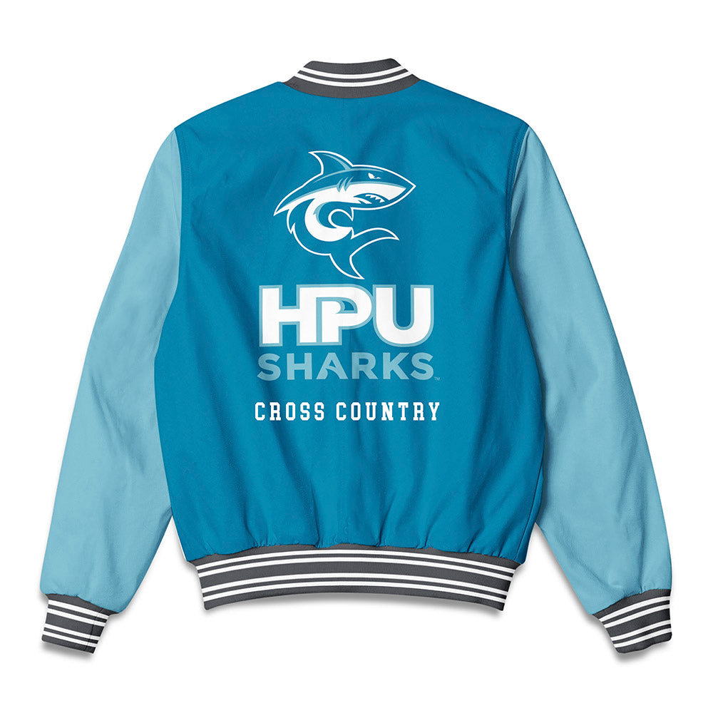 HPU - NCAA Men's Cross Country : Evan Wright - Bomber Jacket-1