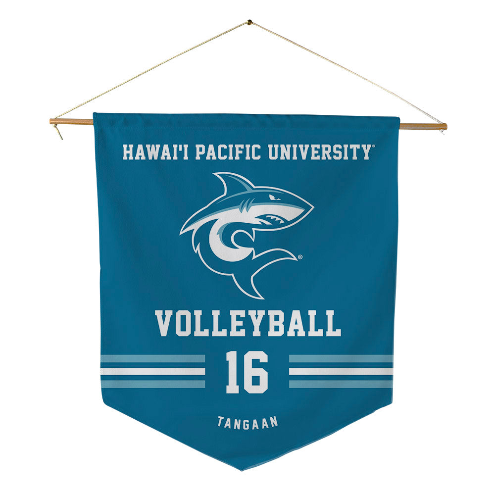 HPU - NCAA Women's Volleyball : Olivia Tangaan - Pennant - 18" x 21"-0