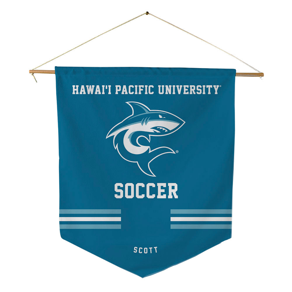 HPU - NCAA Women's Soccer : Olivia Scott - Pennant - 18" x 21"-0
