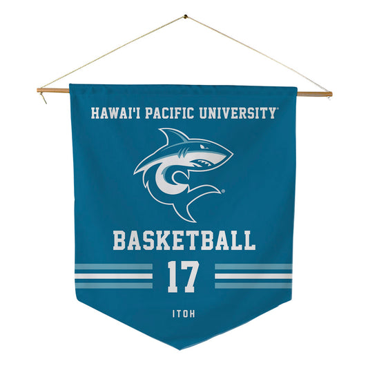 HPU - NCAA Men's Basketball : Shinichi Itoh - Pennant - 18" x 21"-0
