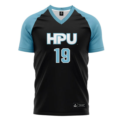 HPU - NCAA Men's Soccer : Pedro Ashley - Black Soccer Jersey-0