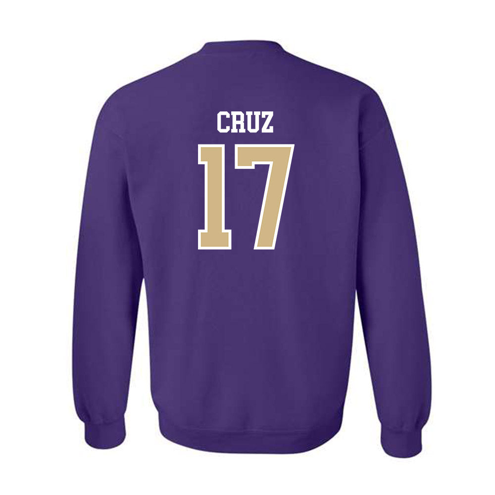 Washington - NCAA Men's Soccer : Cameron Cruz - Classic Shersey Crewneck Sweatshirt-1
