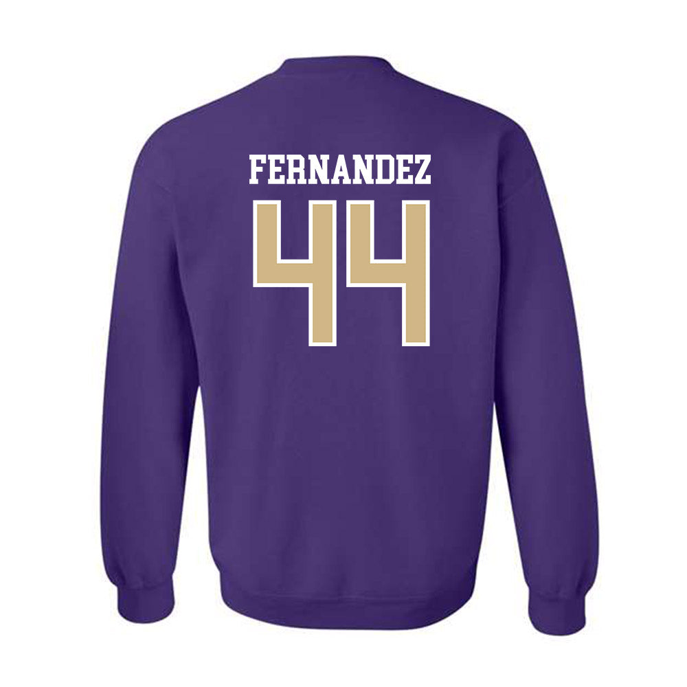 Washington - NCAA Men's Soccer : Gabe Fernandez - Classic Shersey Crewneck Sweatshirt-1