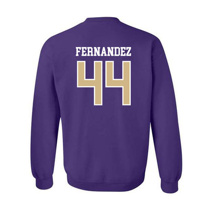 Washington - NCAA Men's Soccer : Gabe Fernandez - Classic Shersey Crewneck Sweatshirt-1