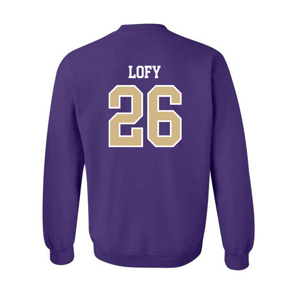 Washington - NCAA Men's Soccer : Connor Lofy - Classic Shersey Crewneck Sweatshirt-1
