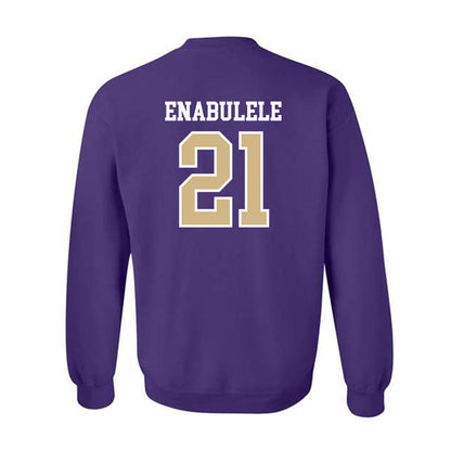 Washington - NCAA Men's Soccer : Osato Enabulele - Classic Shersey Crewneck Sweatshirt-1
