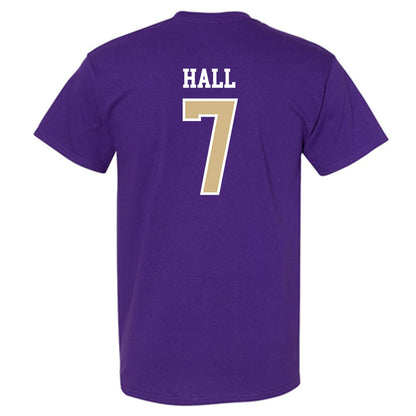 Washington - NCAA Men's Soccer : Alex Hall - Classic Shersey T-Shirt-1
