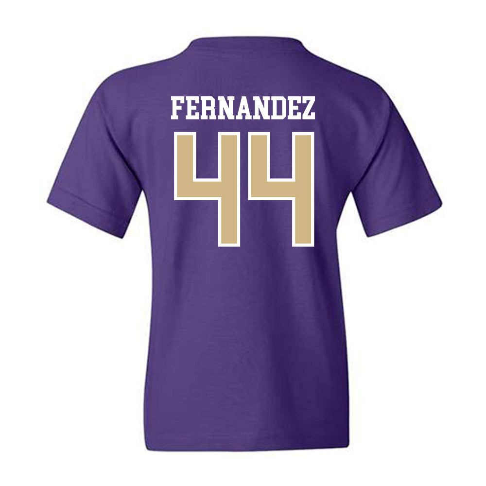 Washington - NCAA Men's Soccer : Gabe Fernandez - Classic Shersey Youth T-Shirt-1