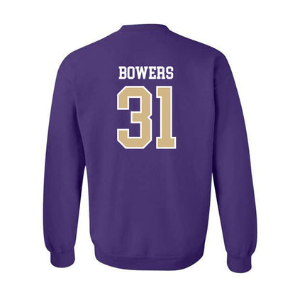 Washington - NCAA Men's Soccer : Brecken Bowers - Classic Shersey Crewneck Sweatshirt-1