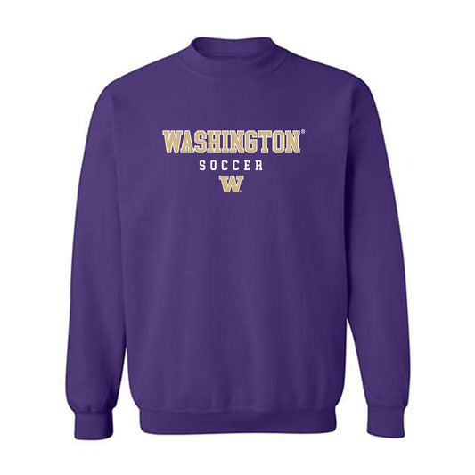 Washington - NCAA Men's Soccer : Zack Meier - Classic Shersey Crewneck Sweatshirt-0