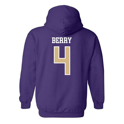 Washington - NCAA Women's Volleyball : Ava jo Berry - Classic Shersey Hooded Sweatshirt-1