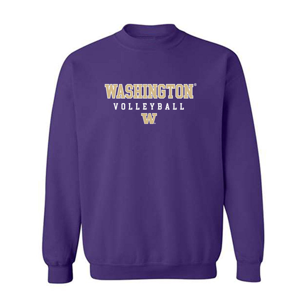 Washington - NCAA Women's Volleyball : Rian Stephan - Classic Shersey Crewneck Sweatshirt-0