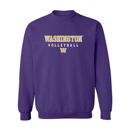 Washington - NCAA Women's Volleyball : Rian Stephan - Classic Shersey Crewneck Sweatshirt-0